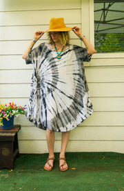 Moonstone Spiral Midi Dress