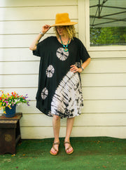 Obsidian Eclipse Tie-Dye Dress