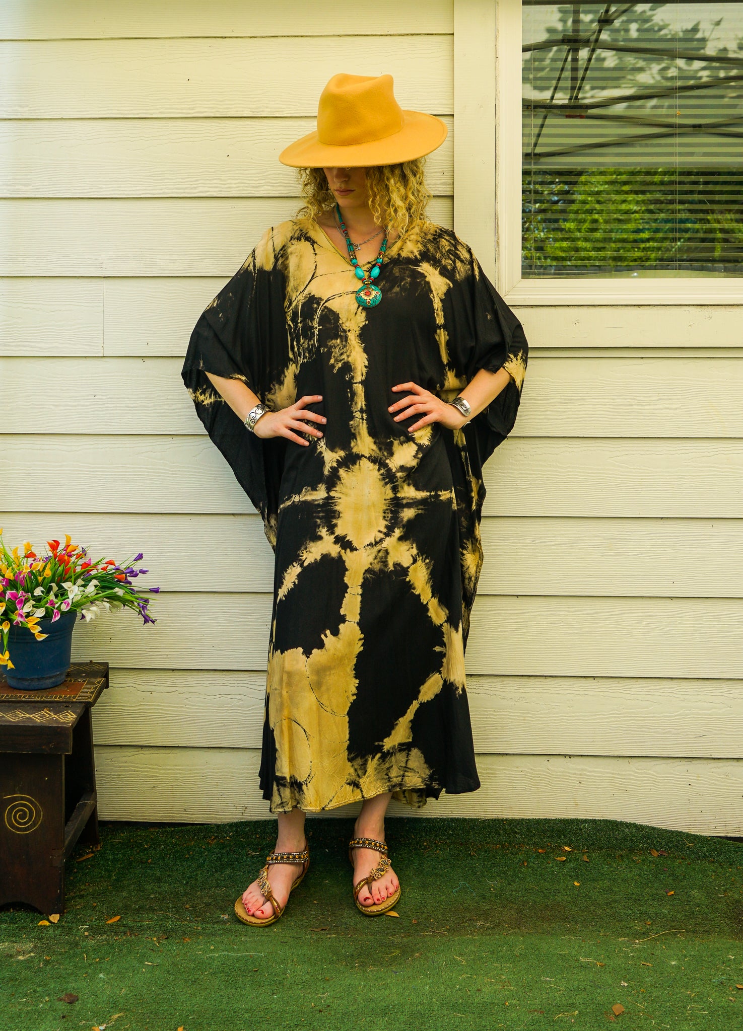 Golden Eclipse Kaftan