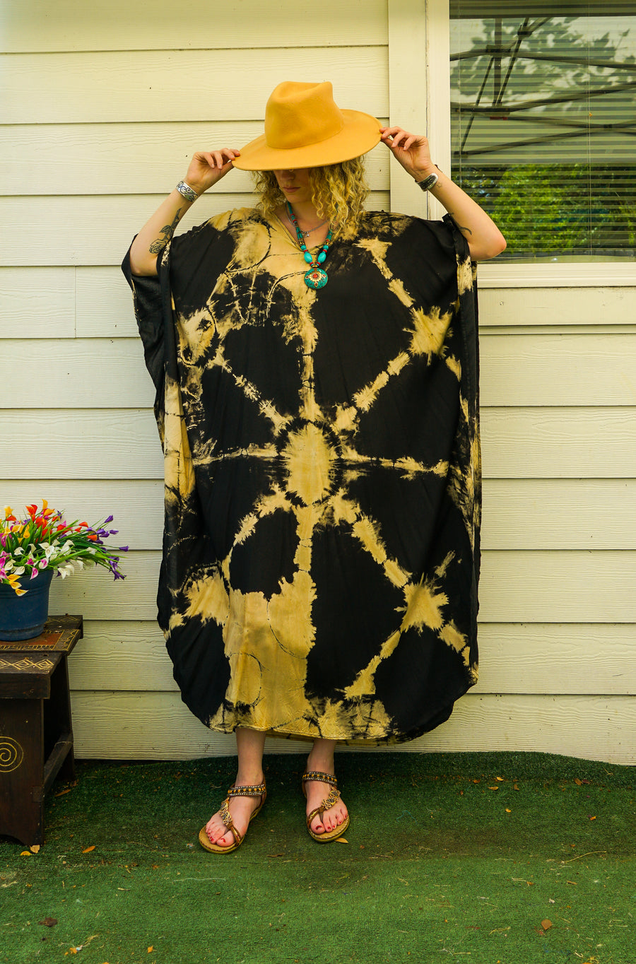Golden Eclipse Kaftan