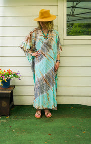 Sea Stone Waves Kaftan