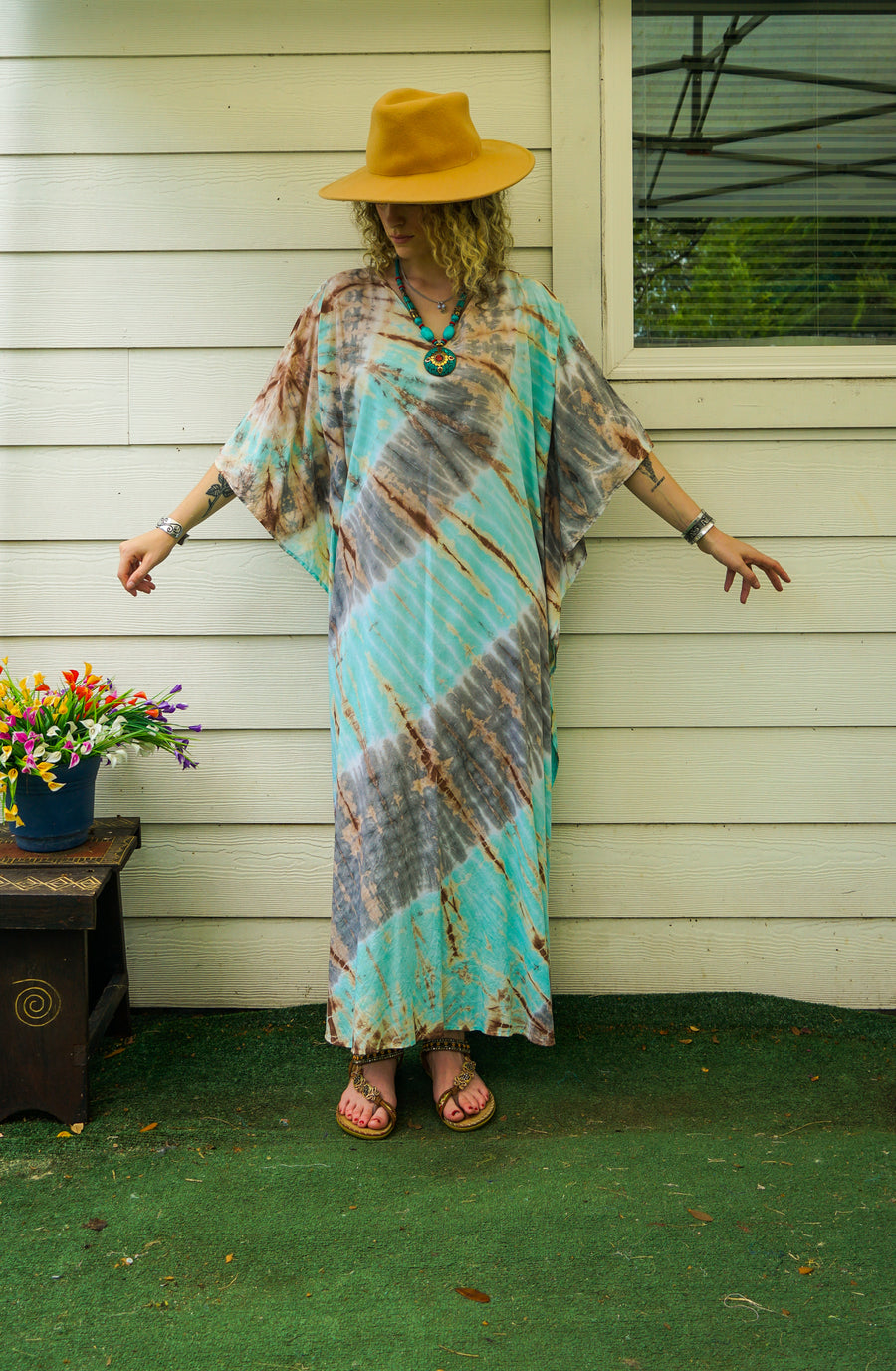 Sea Stone Waves Kaftan