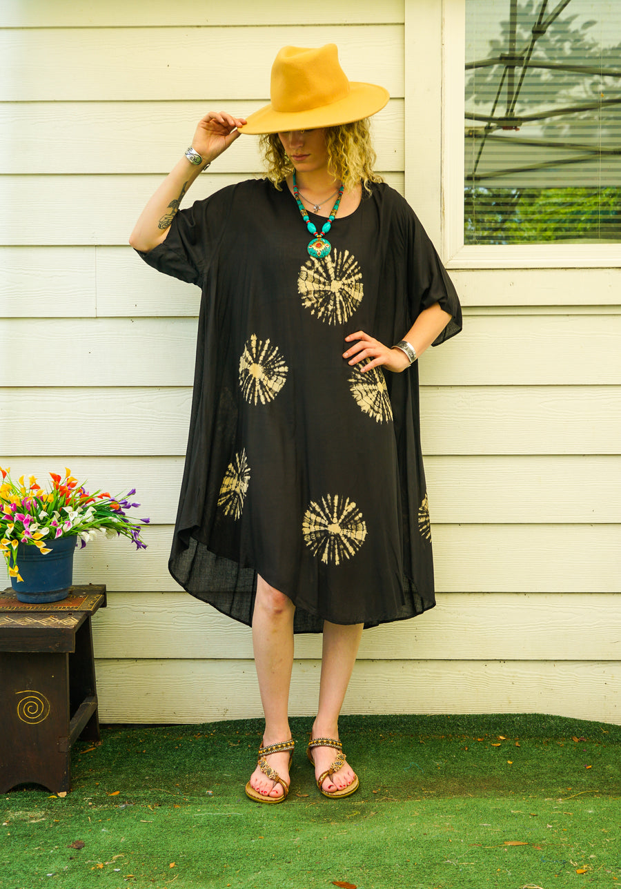 Solar Eclipse Tie-Dye Dress