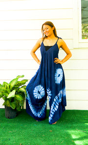 Indigo Bloom Jumpsuit