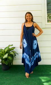 Indigo Bloom Jumpsuit