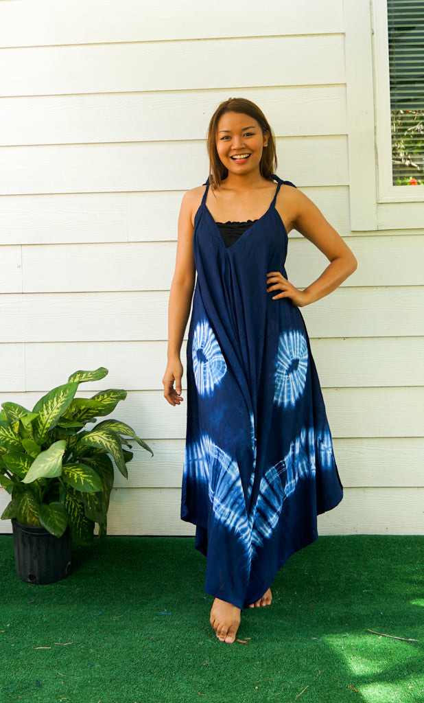 Indigo Bloom Jumpsuit