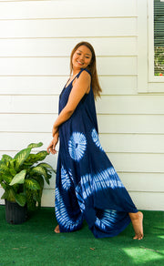 Indigo Bloom Jumpsuit