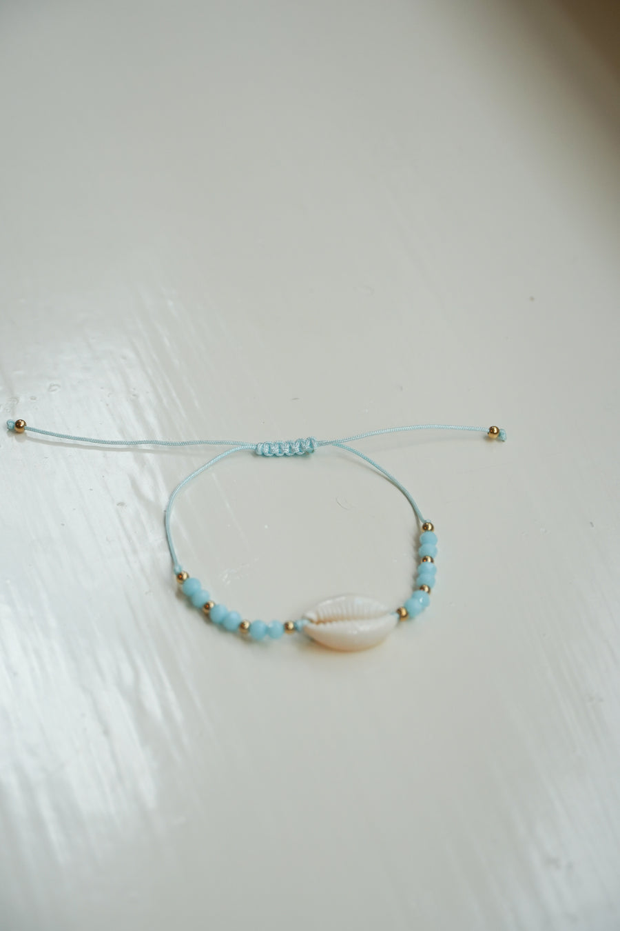 Light Blue Shell Beaded Bracelet / Anklet