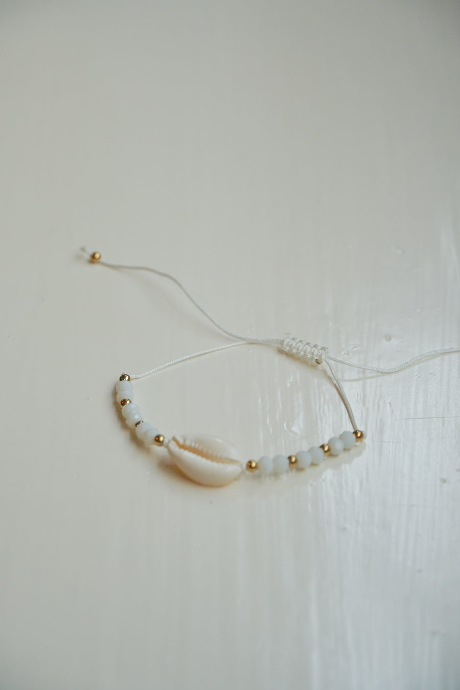White Shell Beaded Bracelet / Anklet