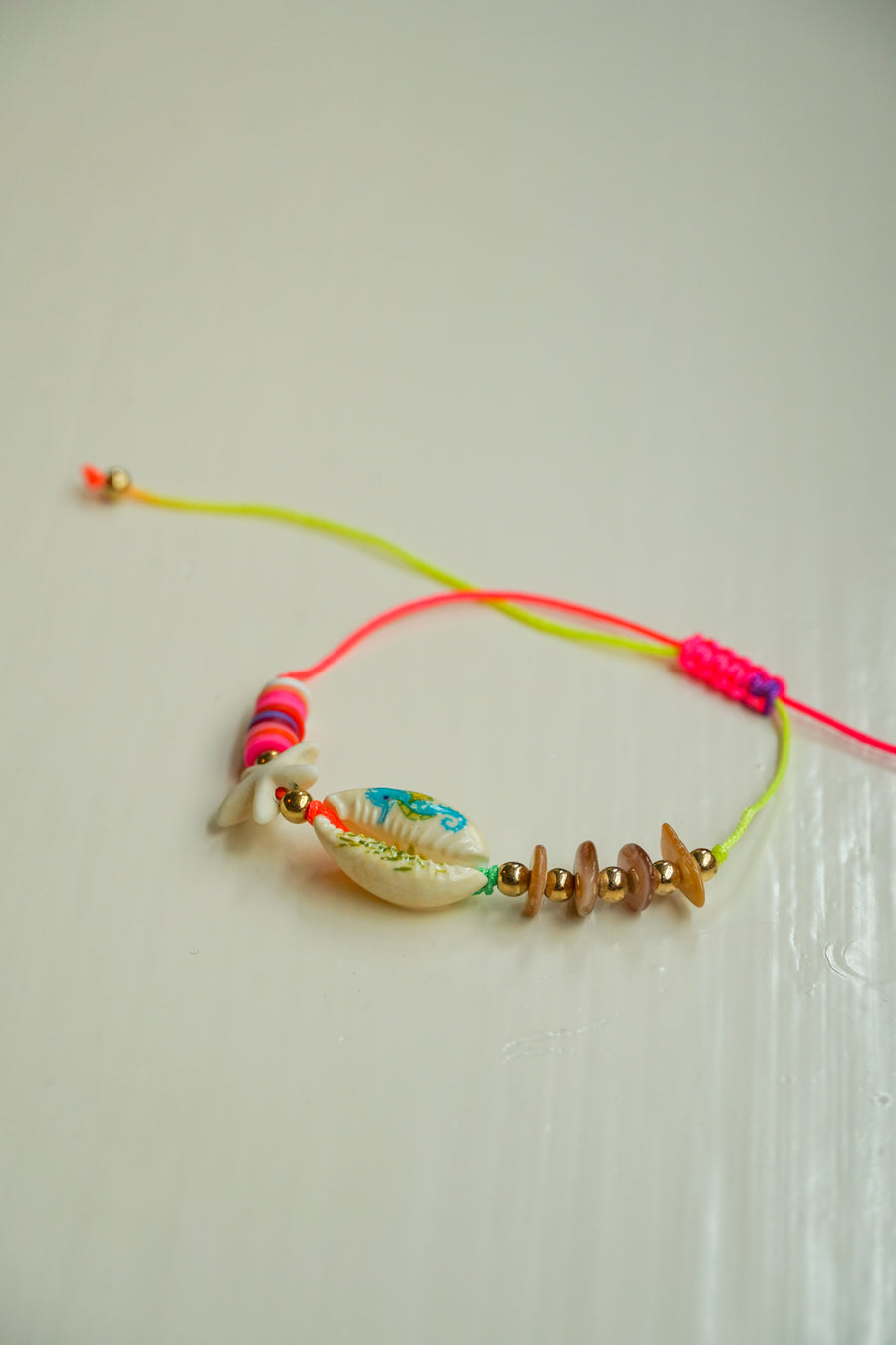 Blue Seahorse Shell Charm Bracelet / Anklet
