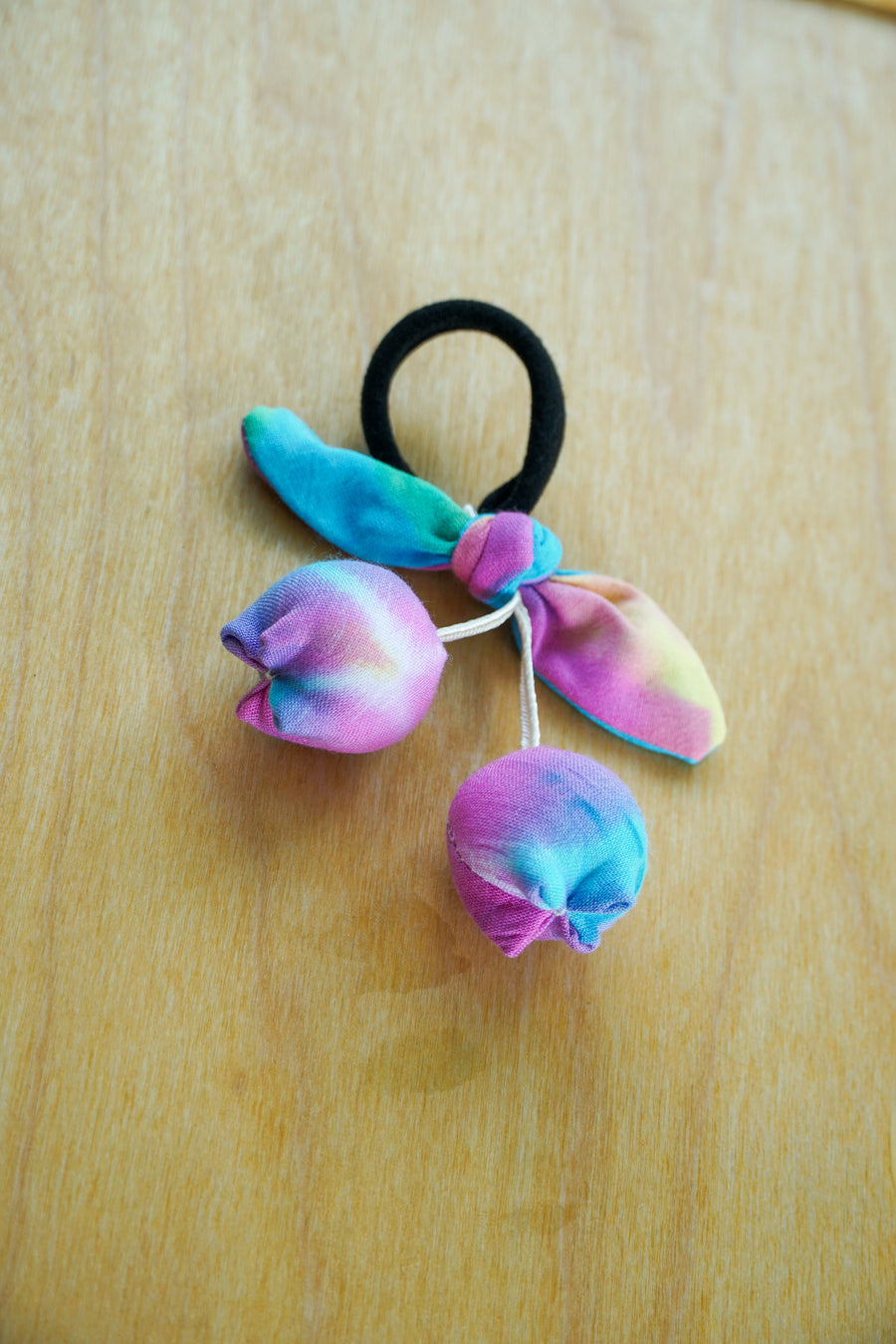 Pink Tie-Dye Tulip Hair Tie