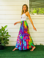 Free Spirit Ruffled Tiered Maxi Skirt