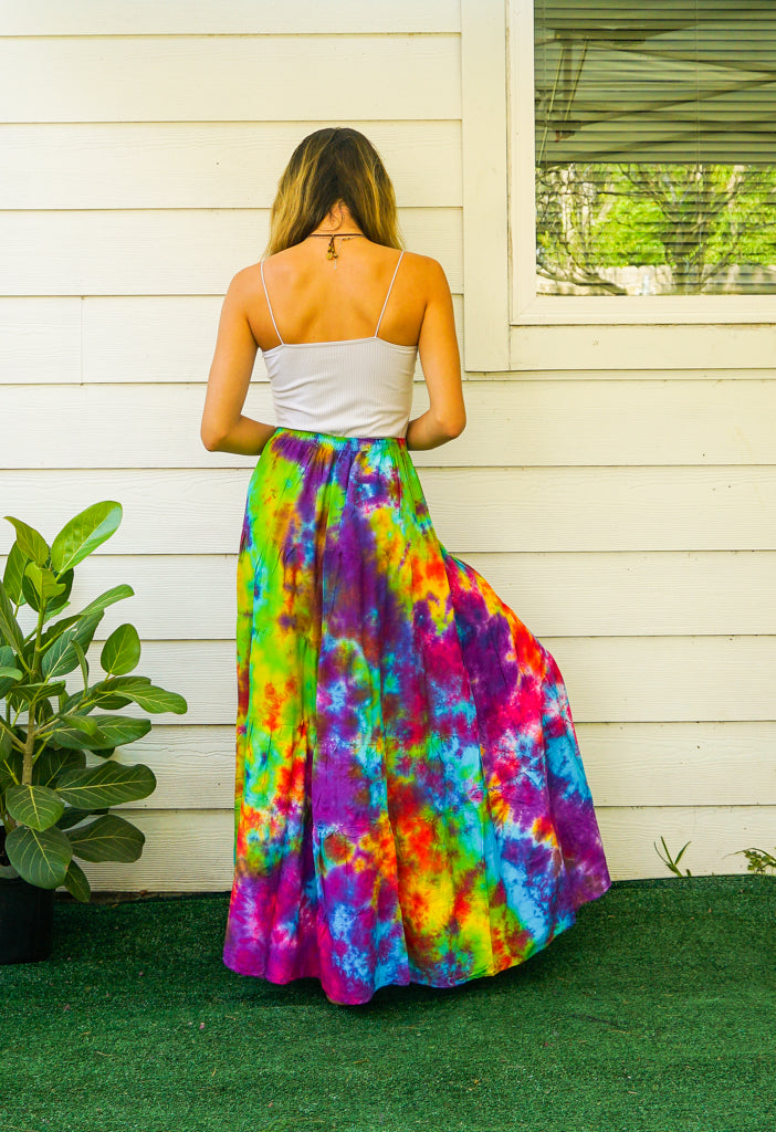Free Spirit Ruffled Tiered Maxi Skirt