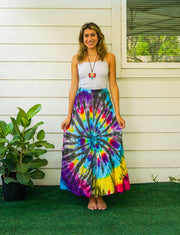 Starburst Swirl Maxi Skirt