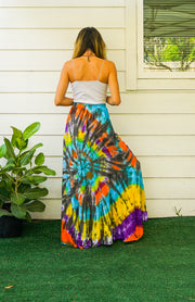 Dancing in the Sand Hand Dyed Tiered Maxi Skirt