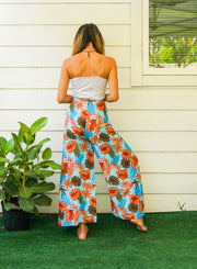 Sunkissed Tropics Palazzo Wrap Pants