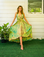 Hand Dyed Goddess Boho Maxi Dress
