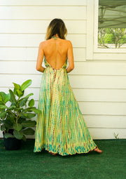 Hand Dyed Goddess Boho Maxi Dress