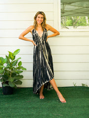 Hand Dyed Goddess Boho Maxi Dress