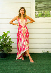 Hand Dyed Goddess Boho Maxi Dress