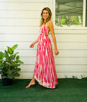 Hand Dyed Goddess Boho Maxi Dress