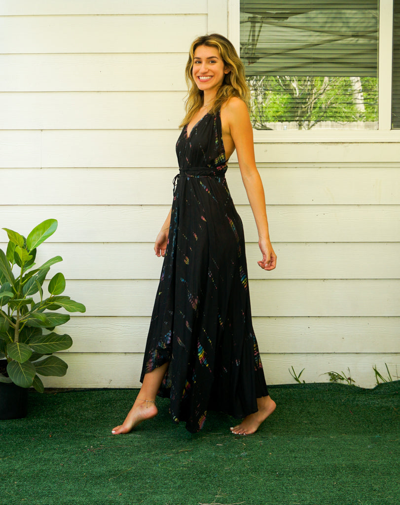 Amaya Shibori Maxi Dress