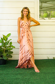 Desert Rose Hand Dyed Maxi Dress