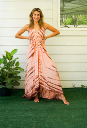 Desert Rose Hand Dyed Maxi Dress