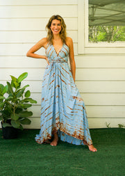 Sandswept Sky Hand Dyed Maxi Dress