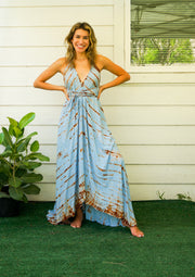 Sandswept Sky Hand Dyed Maxi Dress