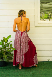 Selene Goddess Boho Maxi Dress
