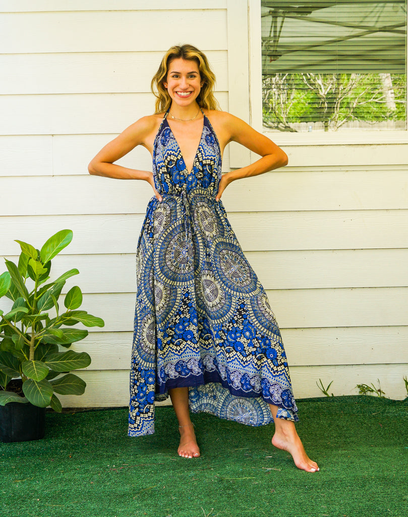 Boho Mandala Goddess Boho Maxi Dress