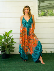 Tropical Mandala Boho Jumpsuit