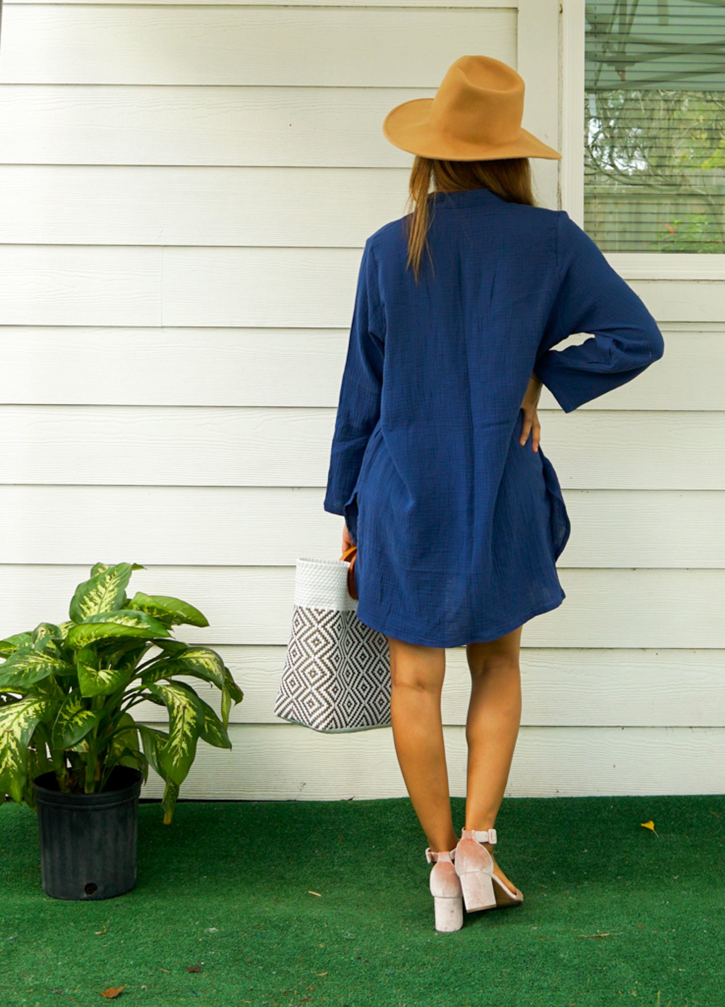 The Mira Shirt Dress | Double Gauze Cotton