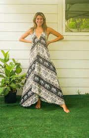 Sahara Goddess Elephant Maxi Dress