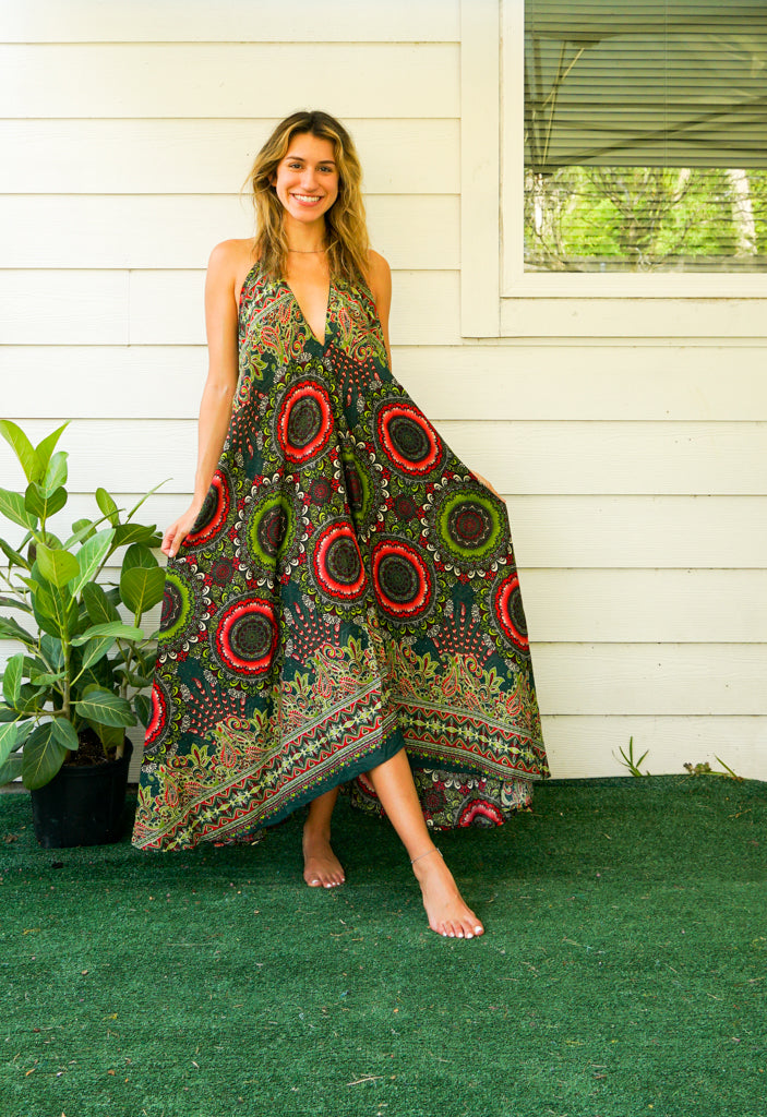 Ember Goddess Maxi Dress