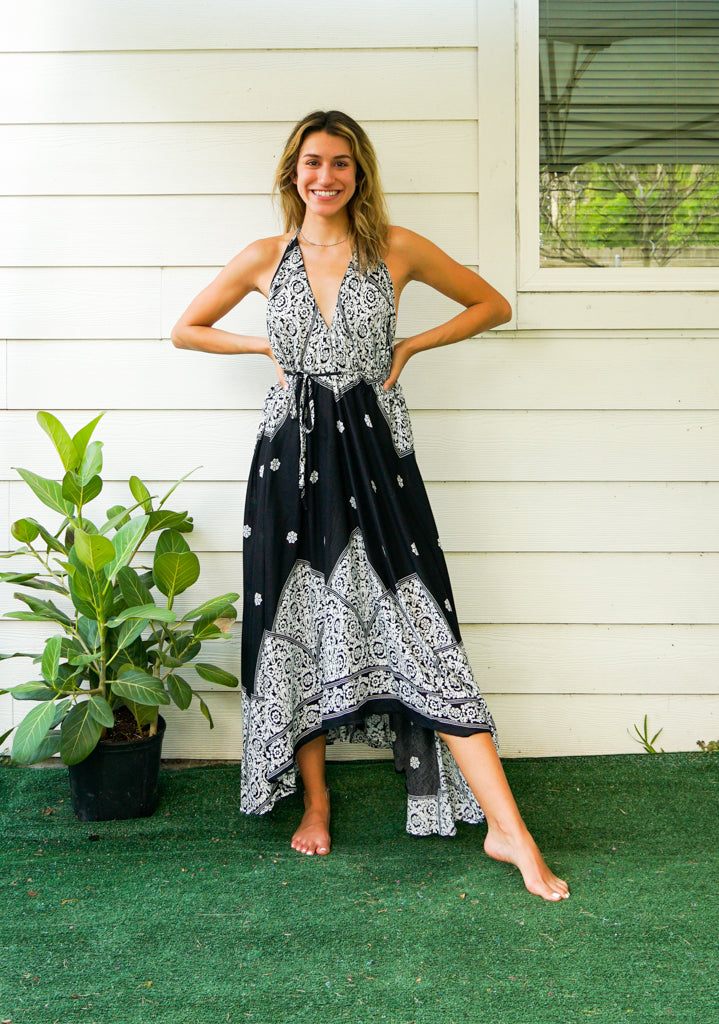 Moonlight Goddess Boho Maxi Dress