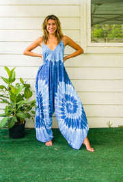 Azure Spiral Jumpsuit