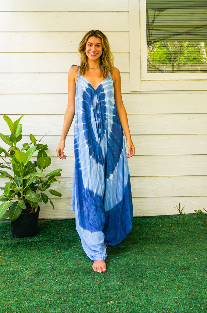 Azure Swirl Jumpsuit