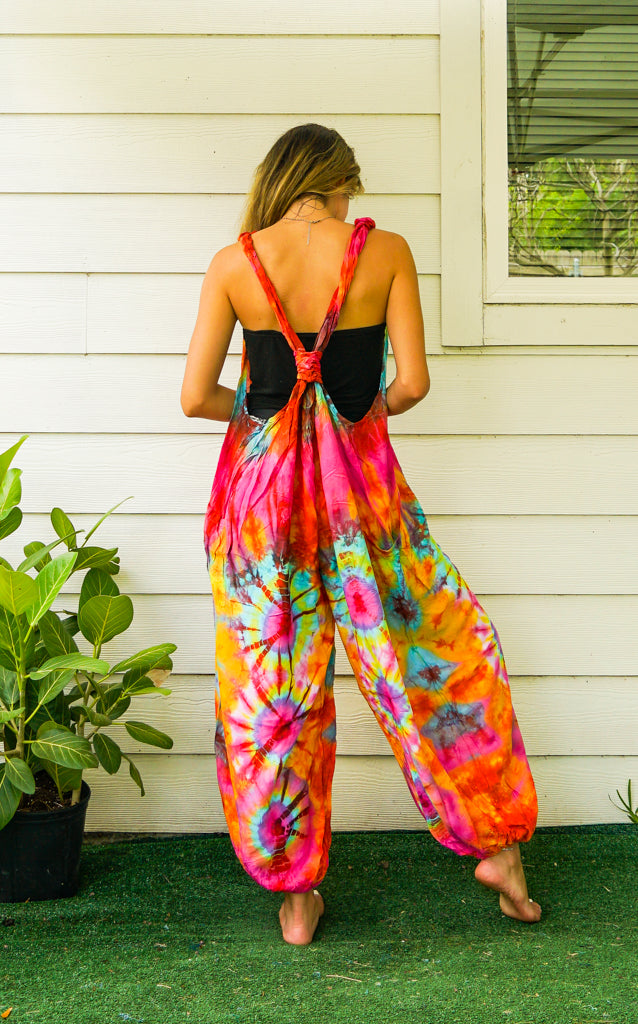 Desert Summer Dungarees Jumpsuit