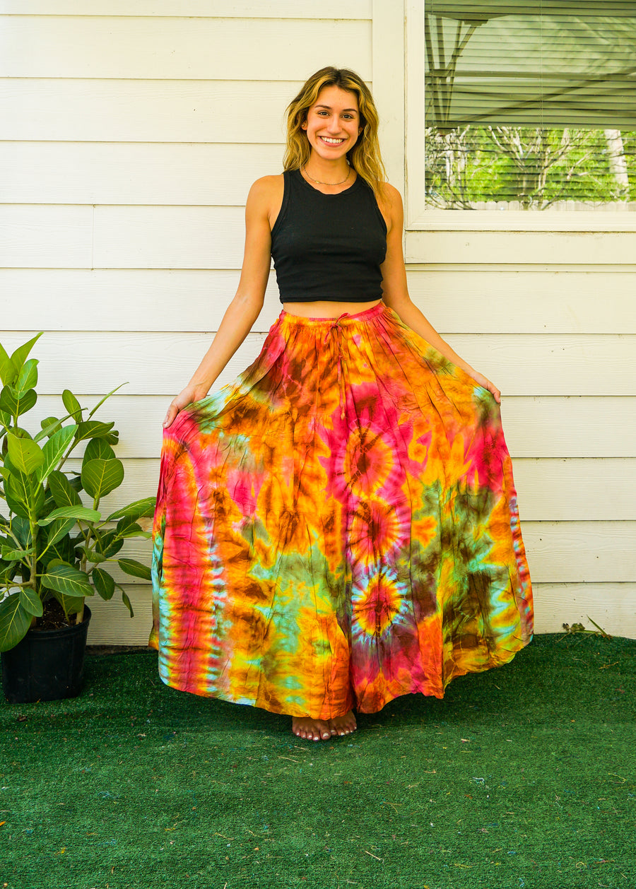 Sunset Freedom Flow Maxi Skirt