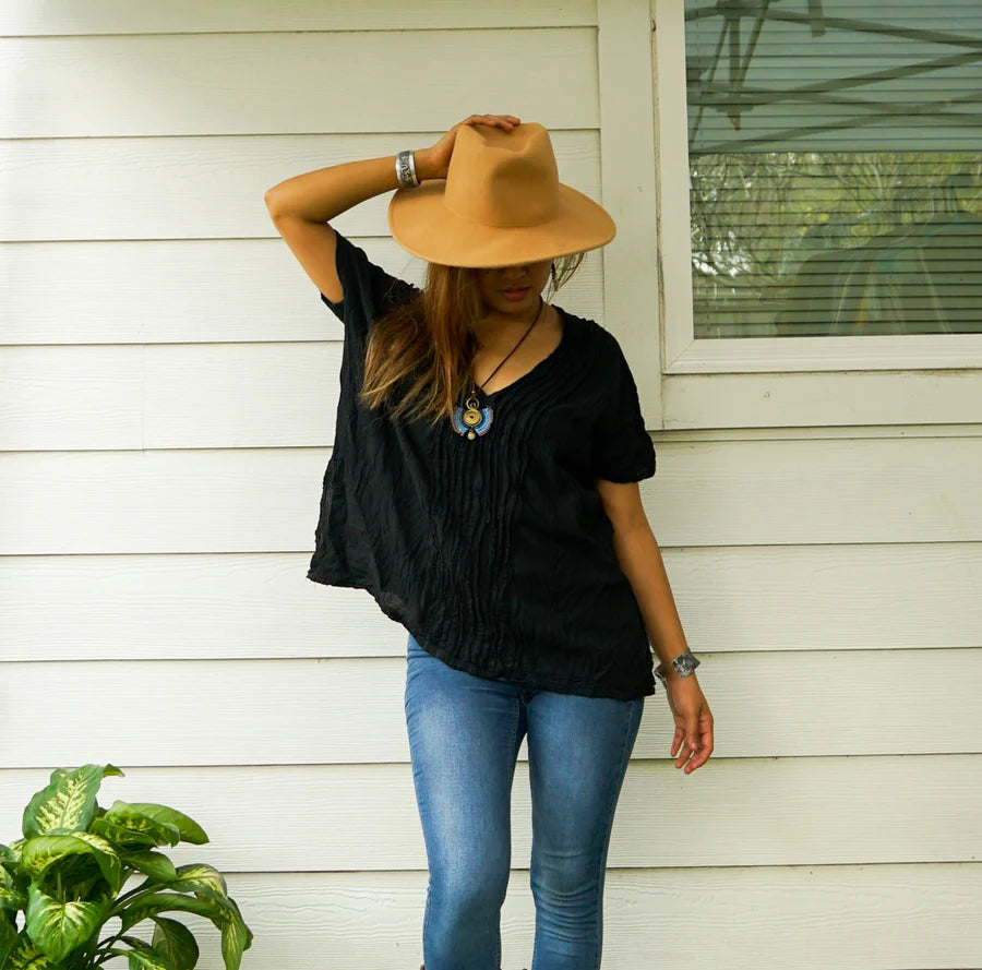 Iris Top | Cotton Gauze