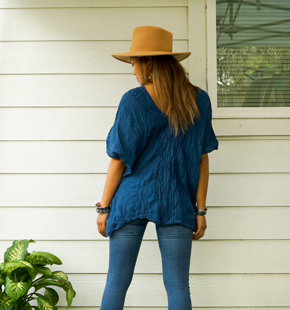 The Iris Top | Cotton Gauze