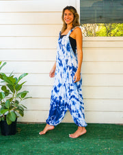 Indigo Mist Dungarees Jumpsuit