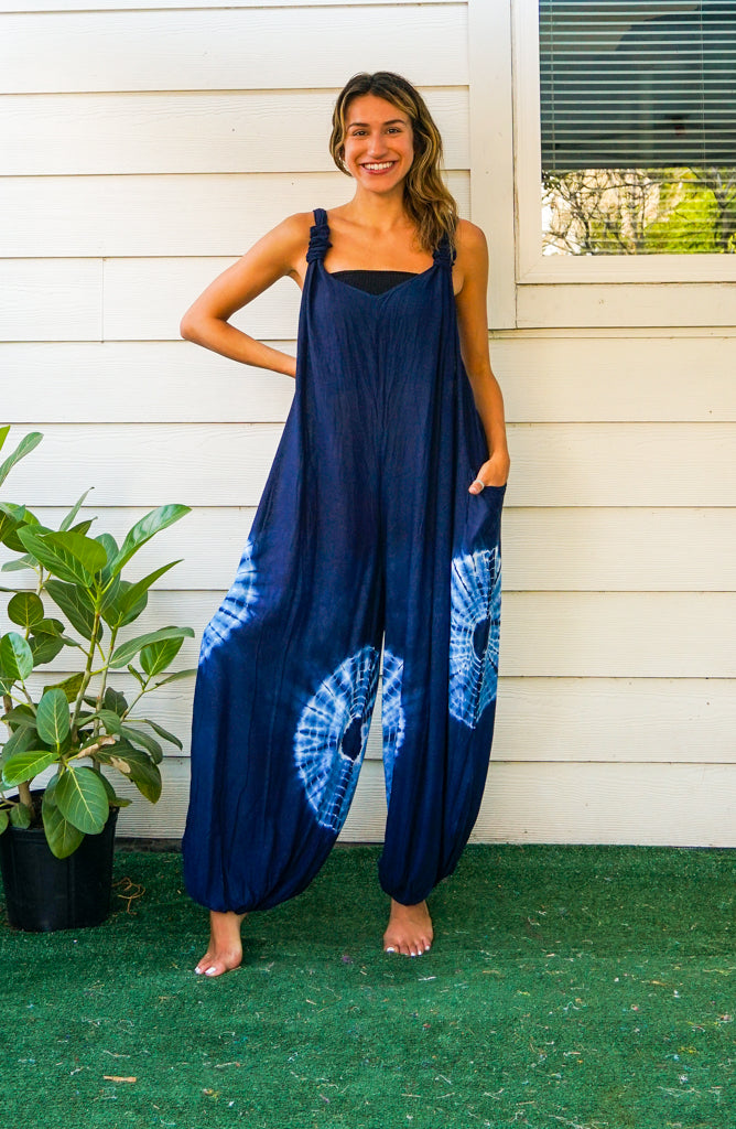 Indigo Orbit Dungarees Jumpsuit