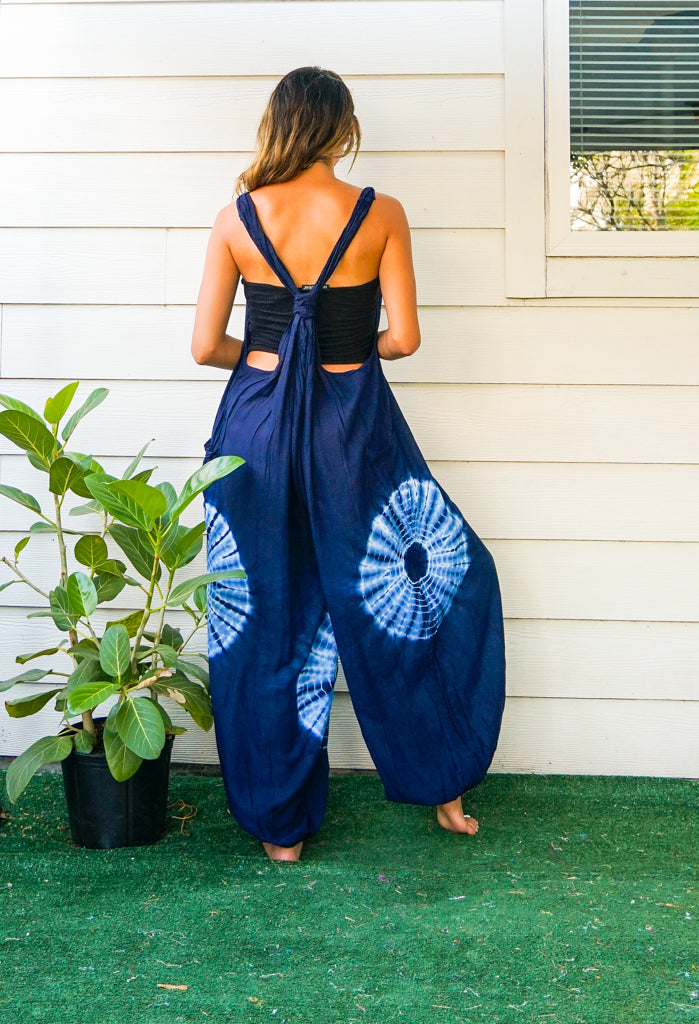 Indigo Orbit Dungarees Jumpsuit