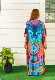 Dreamweaver Swirl Tie Dye Kaftan