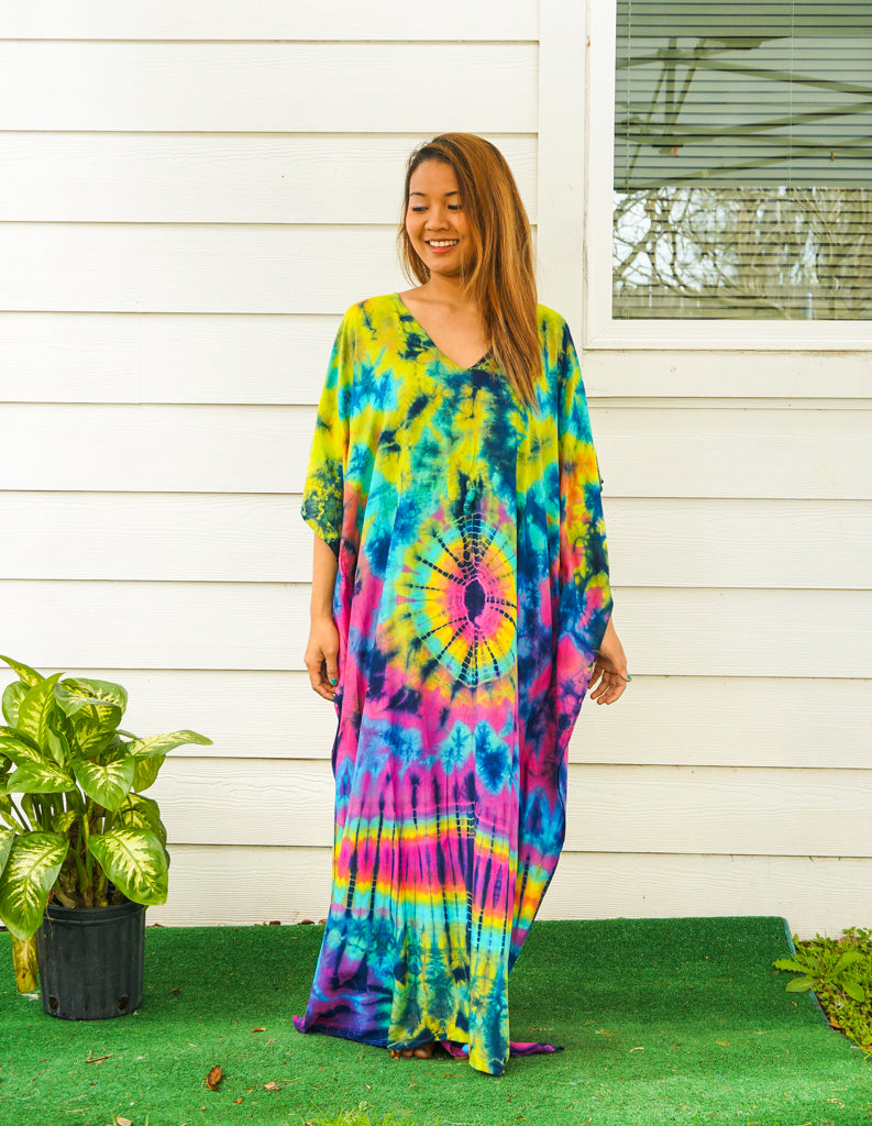 Ethereal Glow Tie Dye Kaftan
