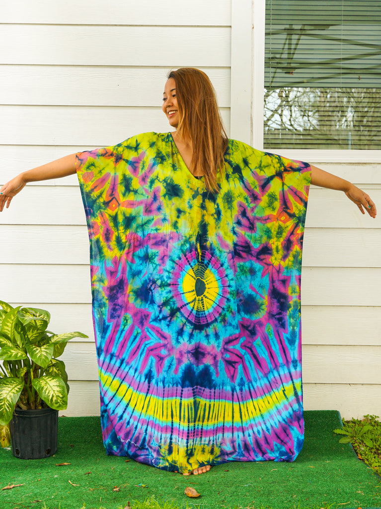 Festival Horizon Tie Dye Kaftan