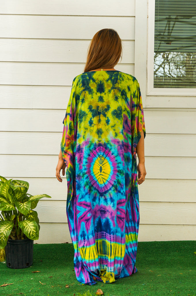 Festival Horizon Tie Dye Kaftan
